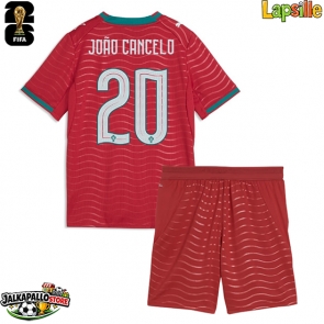 Portugali Joao Cancelo #20 Kotipaita Lapsille MM-kisat 2026 Lyhythihainen (+ shortsit)